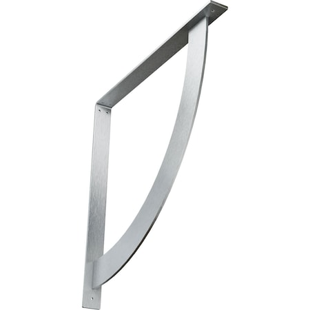 Ekena Millwork Bulwark Steel Bracket, Unfinished 2"W x 24"D x 24"H BKTM02X24X24BUCRS